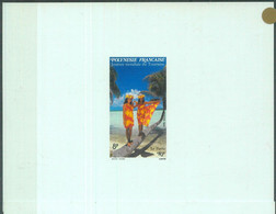 88813 - FRENCH POLYNESIA - 3 DELUXE Souvenir Sheet PROOF - 1990 Traditional Gear - Andere & Zonder Classificatie