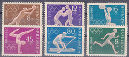 Bulgara 1960 Olympic Games Mi#1172-1177 Mint Never Hinged - Nuovi