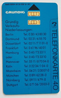 GERMANY Phone Card Telefonkarte Deutsche Telkom1991 40DM 4000 Have Been Issued - Other & Unclassified