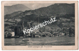 Leissigen Am Thunersee  1919  (z7277) - Leissigen
