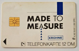 GERMANY Phone Card Telefonkarte Deutsche Telkom1992 12DM 3000 Have Been Issued - Autres & Non Classés