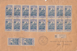 SPECTACULAIRE LETTRE OCEANIE. 23 1 51. PAPEETE. ILE TAHITI POUR THIZY RHONE - Covers & Documents