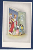 CPA Saint Nicolas Père Noël Santa Claus Nicolo Nicolaas Non Circulé - Saint-Nicolas