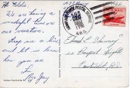 54043 - USA - 1952 - 6￠ Luftpost EF A AnsKte APO 172 -> Pawtucket, RI - Hiver 1936: Garmisch-Partenkirchen