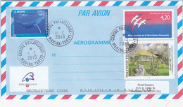 AEROGRAMME MAHINA-TAHITI - Lettres & Documents