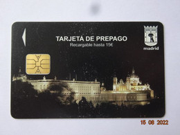 CARTE A PUCE PARKING SMARTCARD SMART CARD TARJETTA CARTE STATIONNEMENT  MADRID ESPAGNE ESPANA - Other & Unclassified