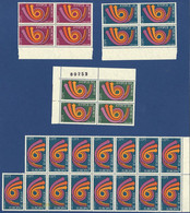 CIPRO 1973 Europa CEPT 3 Val.  In Quartine Nuovi** - Unused Stamps