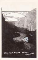 2015a - Real B&W Photo RCCP – Crooked River Bridge – Oregon Railway – Slightly Damaged – 2 Scans - Altri & Non Classificati