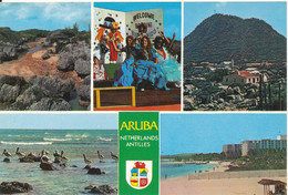 Aruba Netherlands Antilen Postcard Sent To Mozambique 13-11-1983 Greetings From Aruba - Aruba