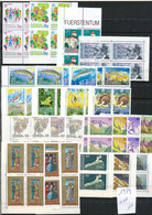 TIMBRE STAMP ZEGEL LOT LIECHTENSTEIN EN BLOC DE 4 SET IN QUATERS ANNEE 1989 CÔTE 148 EUROS - Altri & Non Classificati