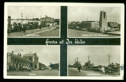 ANSICHTKAART * DEN HELDER * GROETEN UIT DEN HELDER * 4-LUIK * GELOPEN IN 1957 Naar HAREN (3946b) - Den Helder