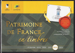 2022 /  BROCHURE 4ème  édition - PATRIMOINE DE FRANCE En Timbres - 10 BF + CADEAU FEUILLET " Célimène " - Documents De La Poste