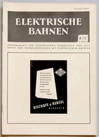 ELEKTRISCHE BAHNEN N°3 - 1955 - Auto & Verkehr