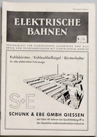 ELEKTRISCHE BAHNEN N°5 - 1955 - Automobile & Transport