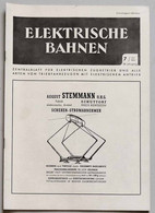 ELEKTRISCHE BAHNEN N°7 - 1955 - Auto & Verkehr