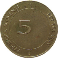 LaZooRo: Slovenia 5 Tolarjev 1995 XF / UNC FAO - Slowenien