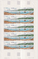 SPM - 1997 - PATRIMOINE NATUREL - FEUILLE COMPLETE TRIPTYQUE YVERT N°654A **  MNH - COTE = 38.5++ EUR. - Blocks & Kleinbögen