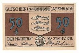 DANEMARK / APENRADE / 50 PFENNIG 1920 - Sonstige – Europa