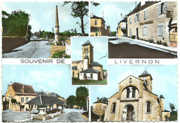 CPSM Grand Format De LIVERNON (46) – Multivues. Editions APA-POUX, Albi. - Livernon