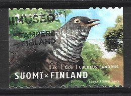 FINLANDE. N°1595 Oblitéré De 2003. Coucou. - Cuckoos & Turacos