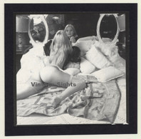 Bruce Warland: Blonde Nude Lingering On Bed / Butt - Legs (Vintage Contact Print 1960s) - Unclassified