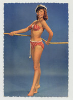 Slim Redheaded Sailor Girl W. Captain's Hat / Big Smile (Vintage Pin-Up PC 1950s) - Sin Clasificación