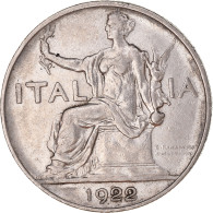 Monnaie, Italie, Lira, 1922 - 1 Lira