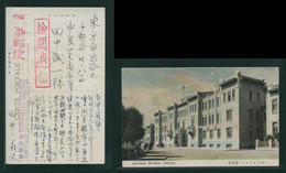 JAPAN WWII Military Railway Bureau Harbin Picture Postcard Manchukuo China WW2 Chine Japon Gippone Manchuria - 1932-45 Mantsjoerije (Mantsjoekwo)