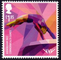 GB 2022 QE2 £1.85 Commonwealth Games Birmingham Gymnastics Umm ( F254 ) - Unused Stamps