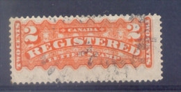 Canada - 1875 - Yv. 1 -  Registered - Gestempeld - ...-1851 Préphilatélie