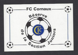 Etiquette De Vin   -  FC Cornaux De La Section Juniors  (suisse)  -  Thème Foot - Football