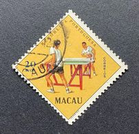 MAC5399U - Sports Disciplines - 20 Avos Used Stamp - Macau - 1962 - Usados
