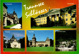 36813 - Oberösterreich - Traunsee , Cumberland , Toscana , Ebenzweier , Schloss Hotel , Schlösser - Nicht Gelaufen - Traun