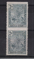 Madagascar _ (1903 )  1paire 2F N°71b Dentelé Sur 2 Côtés - Autres & Non Classés