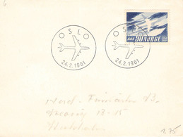 NORWAY - AIRMAIL 1961 OSLO > STOCKHOLM  / ZC97 - Brieven En Documenten