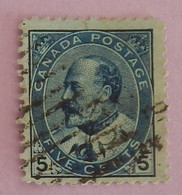 CANADA YT 80 OBLITÉRÉ "EDOUARD VII" ANNÉES 1903/1909 - Used Stamps