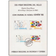 D0240# España 1980 [DF] XIII Feria Nacional Del Sello. Madrid (N) - Feuillets Souvenir