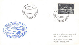 NORWAY - LETTER 1985 NY-ALESUND > DE / ZC103 - Cartas & Documentos