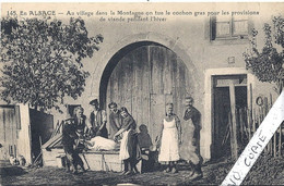 68 En Alsace, On Tue Le Cochon Gras , Dans La Montagne, Cachet Ste Croix Aux Mines - Sainte-Croix-aux-Mines