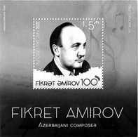 Azerbaijan 2022 . Composer Fikret Amirov. S/S: 1.50 - Azerbeidzjan