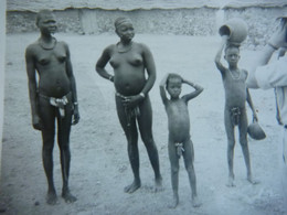 Photo Originale Vélox écrite En 1956 - Jeunes Filles Kirdi   à Maroua Ville Au Cameroun - Sin Clasificación