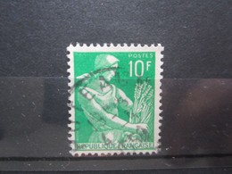 VEND BEAU TIMBRE DE FRANCE N° 1115A , OBLITERATION " PUTEAUX " !!! - 1957-1959 Moissonneuse