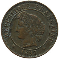 F10424.2 - FRANCE - 1 Centime Cérès - 1897 A - 1 Centime