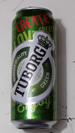 Lattina Italia - Birra Tuborg Green - 50 Cl.  ( Vuota ) - Dosen