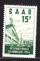 Saar Sarre 1954 Mi#348 Mint Never Hinged - Unused Stamps