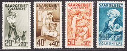 Saar Sarre 1926 Mi#104-107 Mint Hinged - Ongebruikt