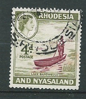 Rhodésie & Nyassaland- Yvert N° 24  Oblitéré -  AVA 31808 - Rhodesia & Nyasaland (1954-1963)