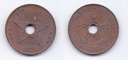 Belgian Congo 10 Centimes 1887 - 1885-1909: Leopold II