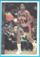 ISIAH THOMAS - Yugoslav Vintage Cao Muflon Basketball Card * Detroit Pistons Pallacanestro Baloncesto USA NBA - 1980-1989