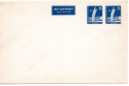 60624 - Berlin - 1963 - 2@15Pfg Luftbruecke PGALpUmschlag, Ungebraucht (rs. Falzreste) - Private Covers - Mint